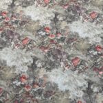 پارچه لینن نخی چاپی گلدار رشیدی 420