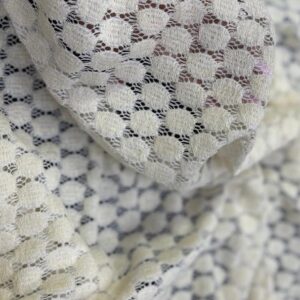 پارچه دانتل نخ کتان عرض 150