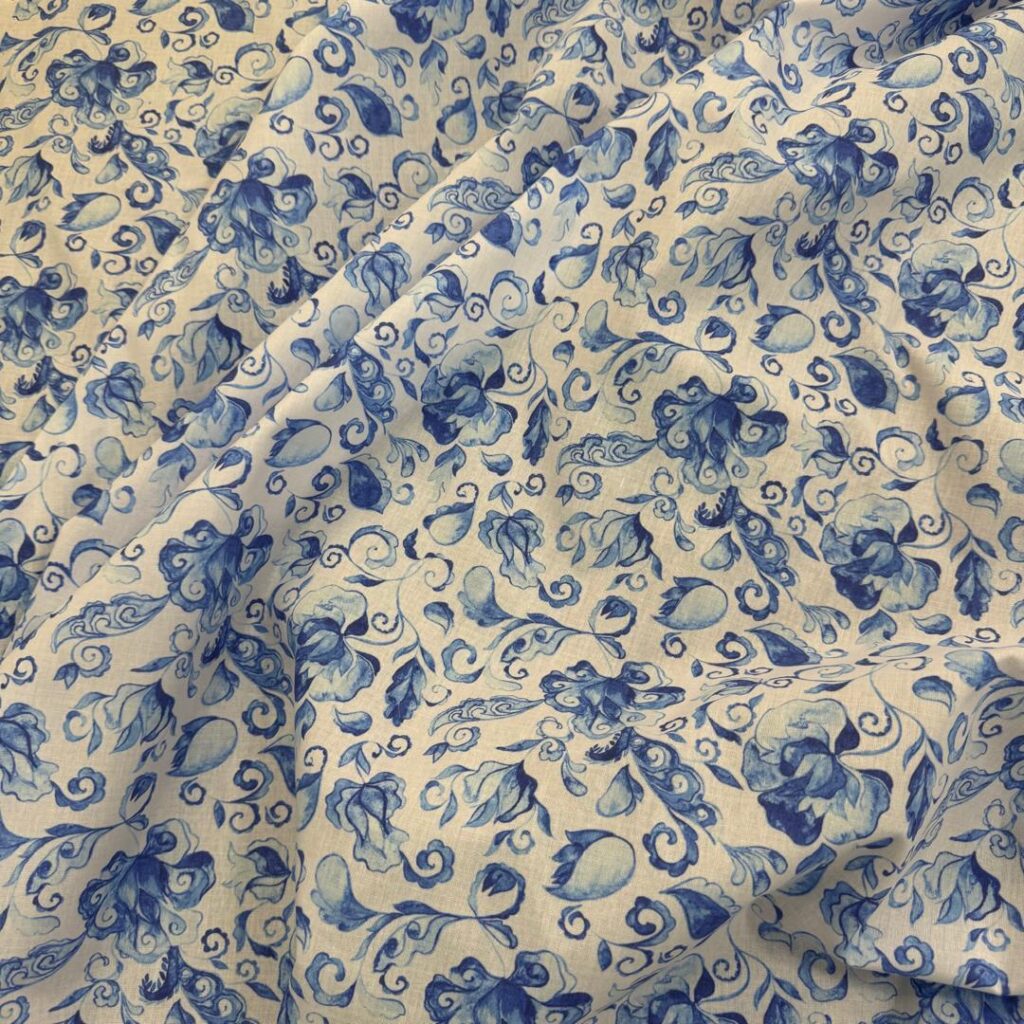 پارچه لینن نخی چاپی